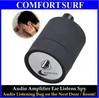 Mini Portable Ear Spy Listen on the Next Door / Room Audio Voice Amplifier Wall Device